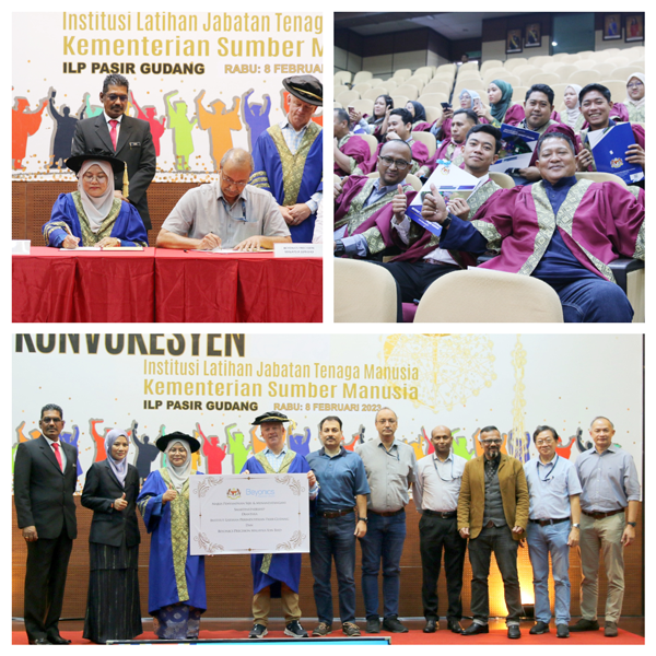 MAJLIS PENYERAHAN SIJIL KJP DAN MOU ANTARA ILPPG & BEYONICS PRECISION (M) SDN. BHD.