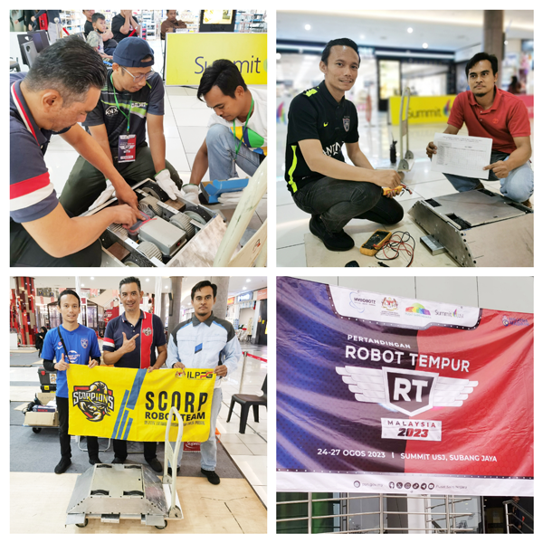 PERTANDINGAN ROBOT TEMPUR MALAYSIA 2023 KALI KE-6