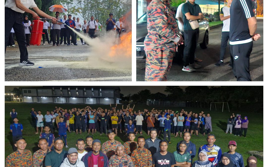 TAKLIMAT & LATIHAN PENGUNGSIAN BANGUNAN (FIRE DRILL) PELAJAR BAHARU SESI 1/2025